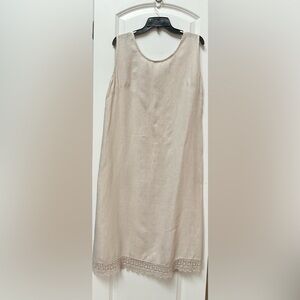 Rosemarine Linen Summer Shift Dress